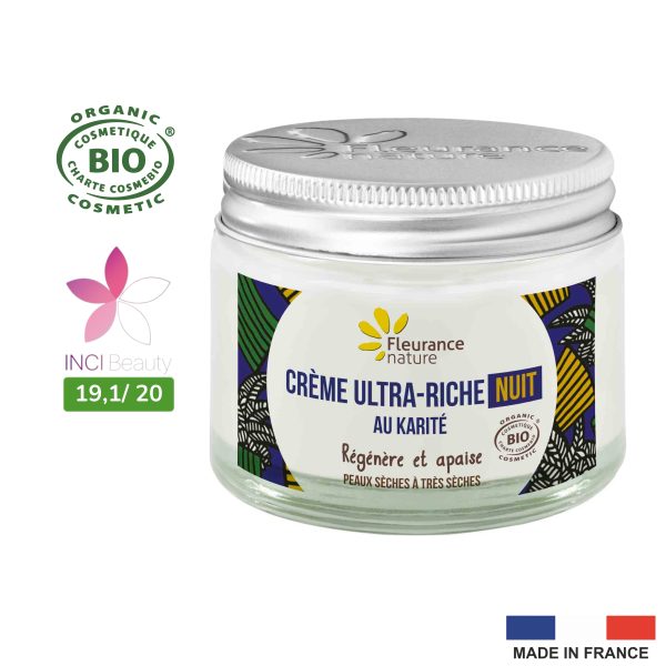 Crème de Nuit ultra-riche au Karité